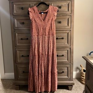 Old Navy Floral Smocked Dress